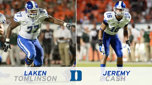 Cash, Tomlinson Are Walter Camp All-Americans