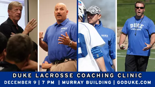 Final Lacrosse Coaching Clinic Tuesday