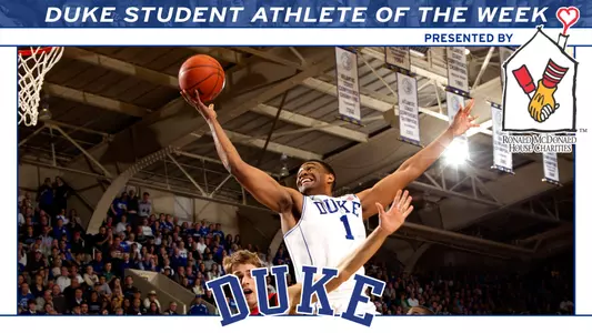 Parker Named RMHC Student-Athlete of the Week