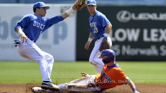 Duke Falls to Clemson 5-3 in ACC Tournament Opener