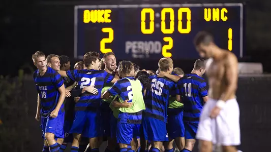 Blue Devils Upset No. 1 North Carolina in Thriller