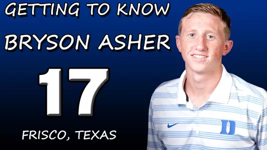 Duke Soccer Freshman Profile: Bryson Asher