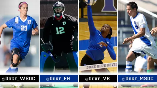 Follow Four Duke Teams in Action Today