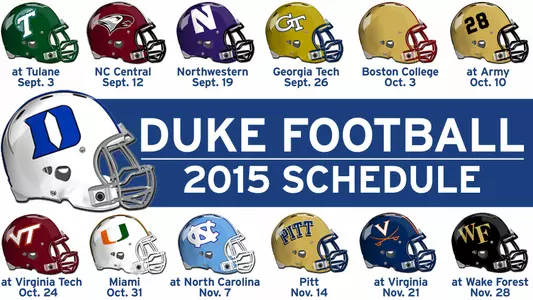 2015 Duke Football Schedule Announced