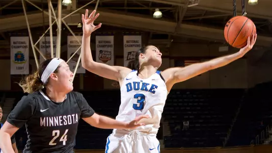 Balanced Effort Paces Blue Devils Past Minnesota, 84-64