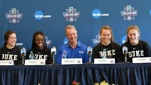 Blue Devils Meet with Media Before College Cup Final