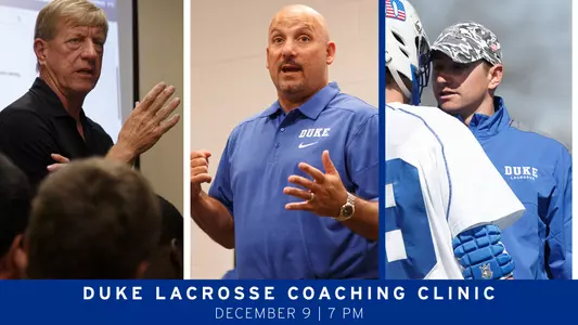 Join Duke for Final Coaching Clinic of 2015