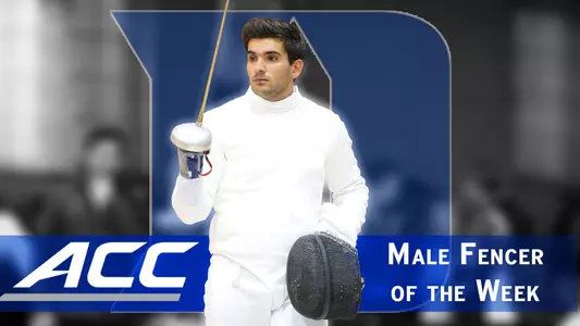 Shadpoor Tabbed ACC Male Fencer of the Week