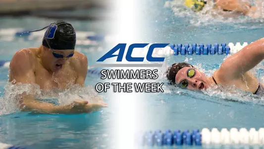 Schlichte, Seaberg Sweep ACC Weekly Awards