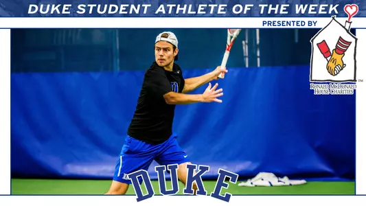 Hemmeler Named RMHC Athlete of the Week