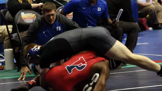 Hartmann Fall Proves to be Difference in Victory