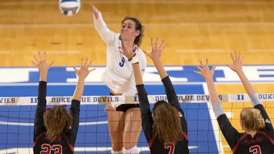 No. 3 Stanford Outlasts Duke in Five