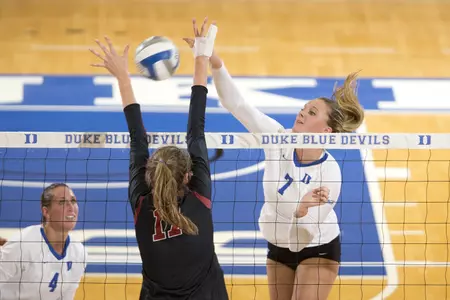Blue Devils Take Straight Set Victory over Seahawks