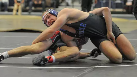 Duke Beats Edinboro; Finishes 1-2 at Pitt Duals