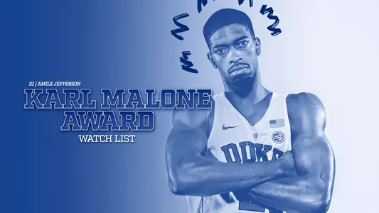 Jefferson Named a Karl Malone Award Candidate