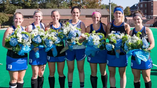Field Hockey Shuts Out Spiders on Senior Day, 6-0