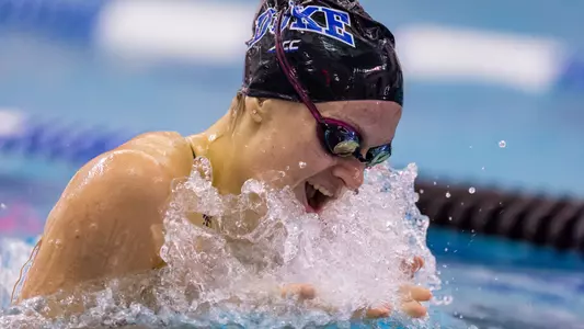 Duke Swimmers Win Two Events at Nike Invitational