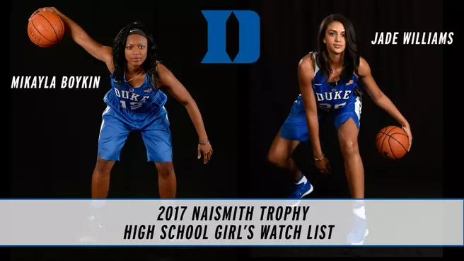 Signees Boykin, Williams Named to Naismith List