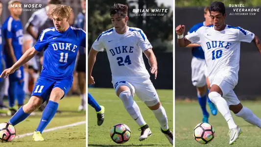 White Garners All-ACC; 2 Land on All-Freshman Team