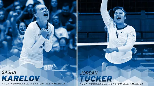 Karelov, Tucker Collect AVCA All-America Honors