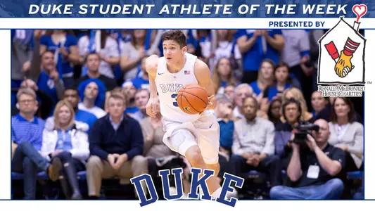 Allen Named RMHC Student-Athlete of the Week