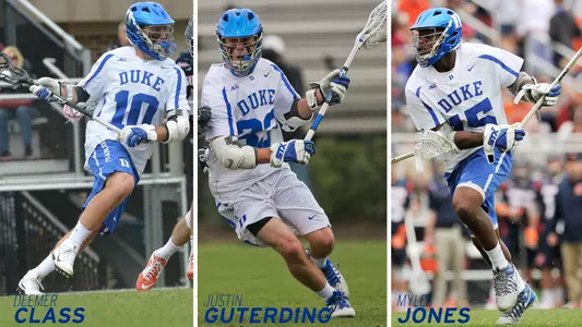 Duke Trio Garners All-ACC Honors