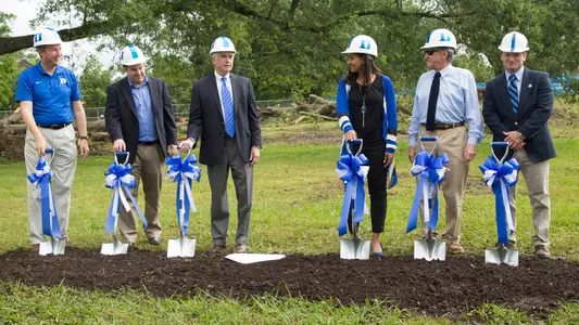 Duke Softball Holds Stadium Groundbreaking
