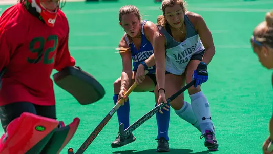 Field Hockey Opens Exhibition Action