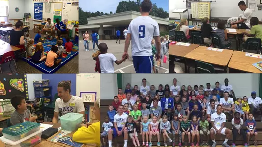 Blue Devils Visit Cresset Christian Academy