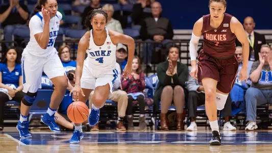 Blue Devils Roll Past No. 17 Virginia Tech, 84-59