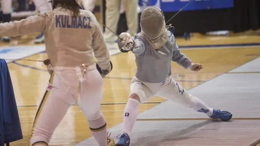 Saber Squad Leads Blue Devils at Philly Invite