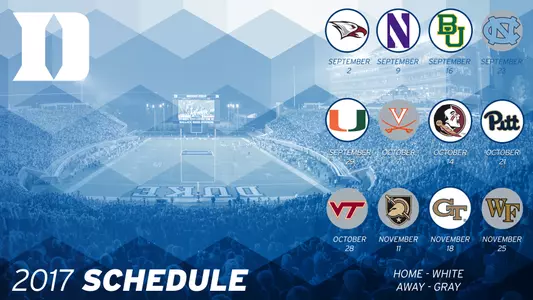 2017 Football Schedule Announced