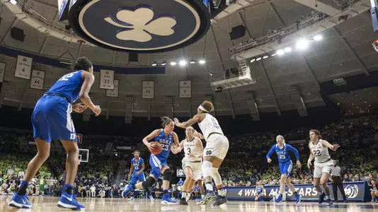 Duke Falls in Tight Battle at Notre Dame, 62-58