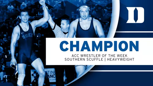 Kasper Named ACC Co-Wrestler of the Week
