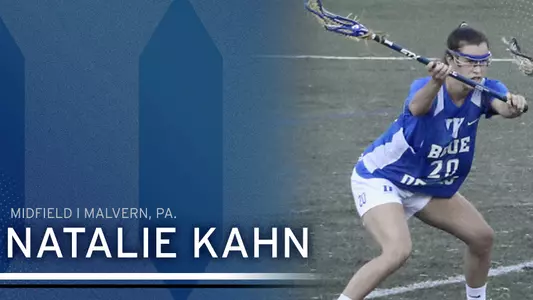 Women's Lacrosse Freshman Spotlight: Natalie Kahn