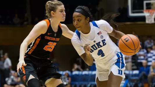 Blue Devils Run Past No. 17 Oregon State, 72-65