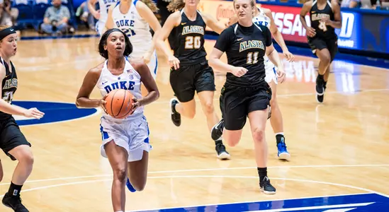 No. 12 Duke Rolls Past UAA in Exhibition, 87-56