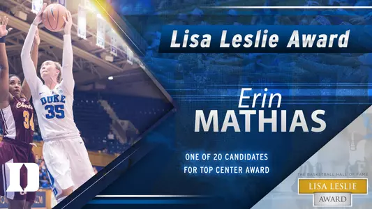 Mathias Selected to Lisa Leslie Award Watch List