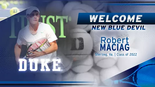 Men's Tennis Signs Robert Maciag