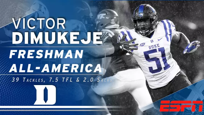 Dimukeje Named ESPN Freshman All-America