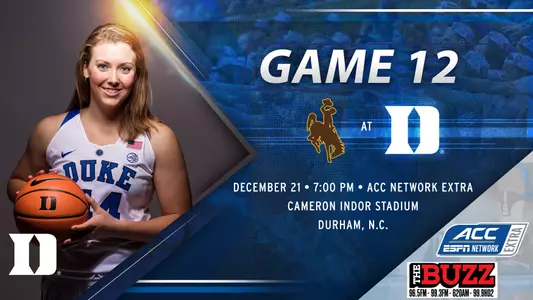 DWB Game Notes: Wyoming, Dec. 21, 7 pm, ACCN Extra