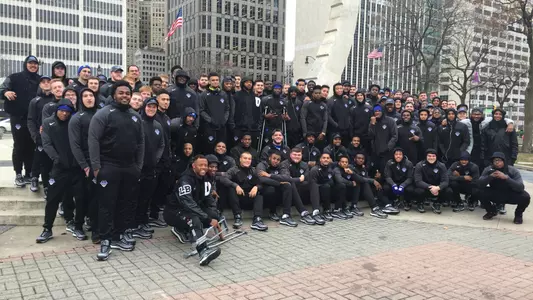 Blue Devils Arrive in Detroit for Quick Lane Bowl