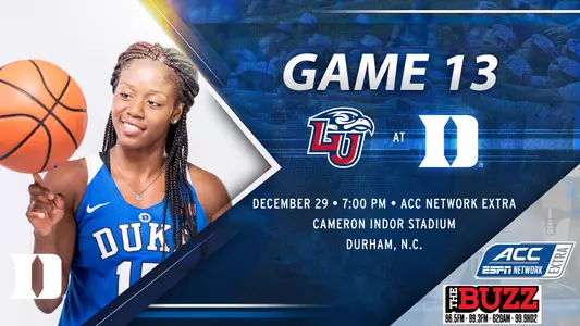 DWB Game Notes: Liberty, Dec. 29, 7 PM, ACCN Extra