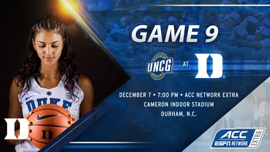 DWB Game Notes: UNCG, Dec. 7, 7 pm, ACCN Extra