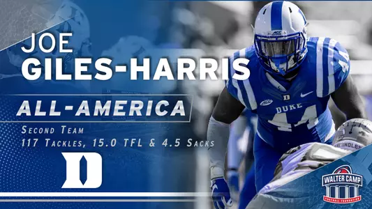 Giles-Harris Earns All-America Honors