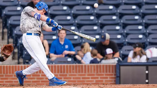 Conine Homers Twice, Duke Overcomes Campbell 12-10