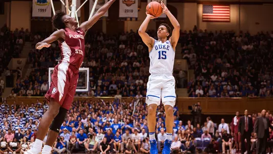Jackson Shines as No. 17 Duke Tops No. 15 FSU 75-70