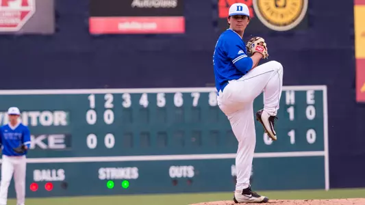 Freshmen Pitch Duke Past Mount St. Mary's 10-3