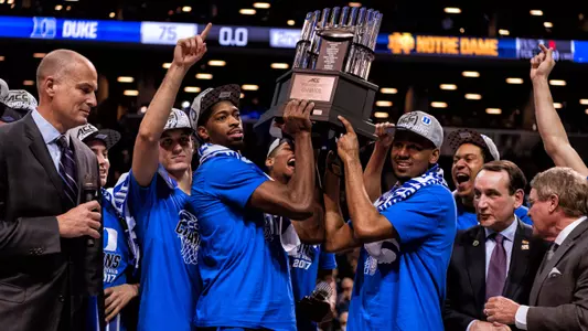 Duke Takes No. 2 Seed in East Region