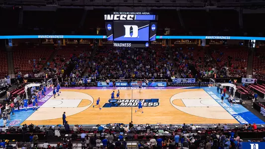 Duke Hits the Practice Floor in Greenville